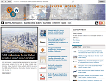 Tablet Screenshot of controlsystemworld.com